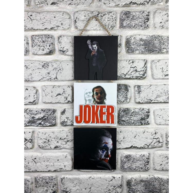 Joker 3 Boyutlu Kabartmalı Pano